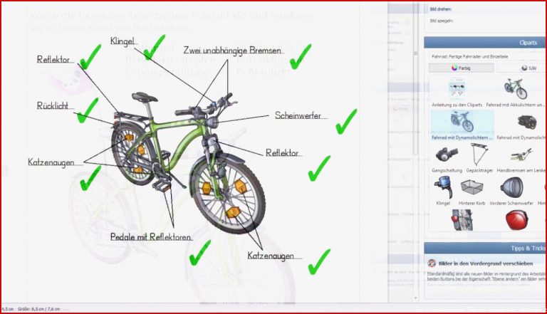 Das Verkehrssichere Fahrrad Arbeitsblatt – Myquiltingbooktips
