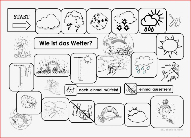 Das Wetter Arbeitsblatt Kostenlose Daf Arbeitsblätter