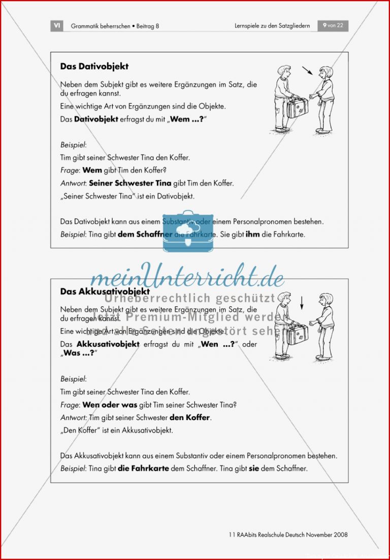 Dativobjekt Grundschule Wohn Design Love