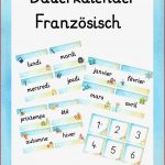 Dauerkalender Französisch – Unterrichtsmaterial In Den