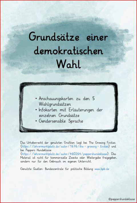 Demokratie Grundschule Sachunterricht Arbeitsblätter