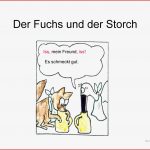 Der Fuchs Und Der Storch Arbeitsblatt Free Esl