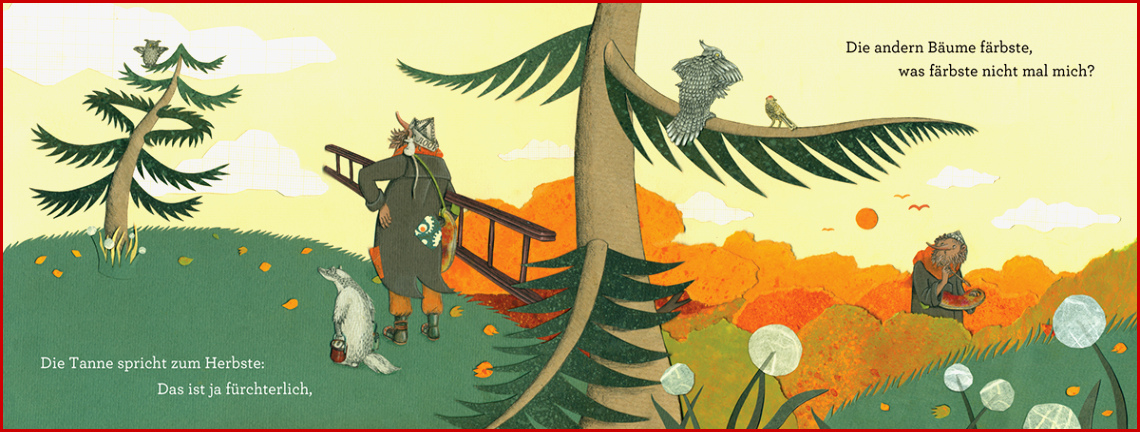 Der Herbst Steht Auf Der Leiter Children S Book On Behance