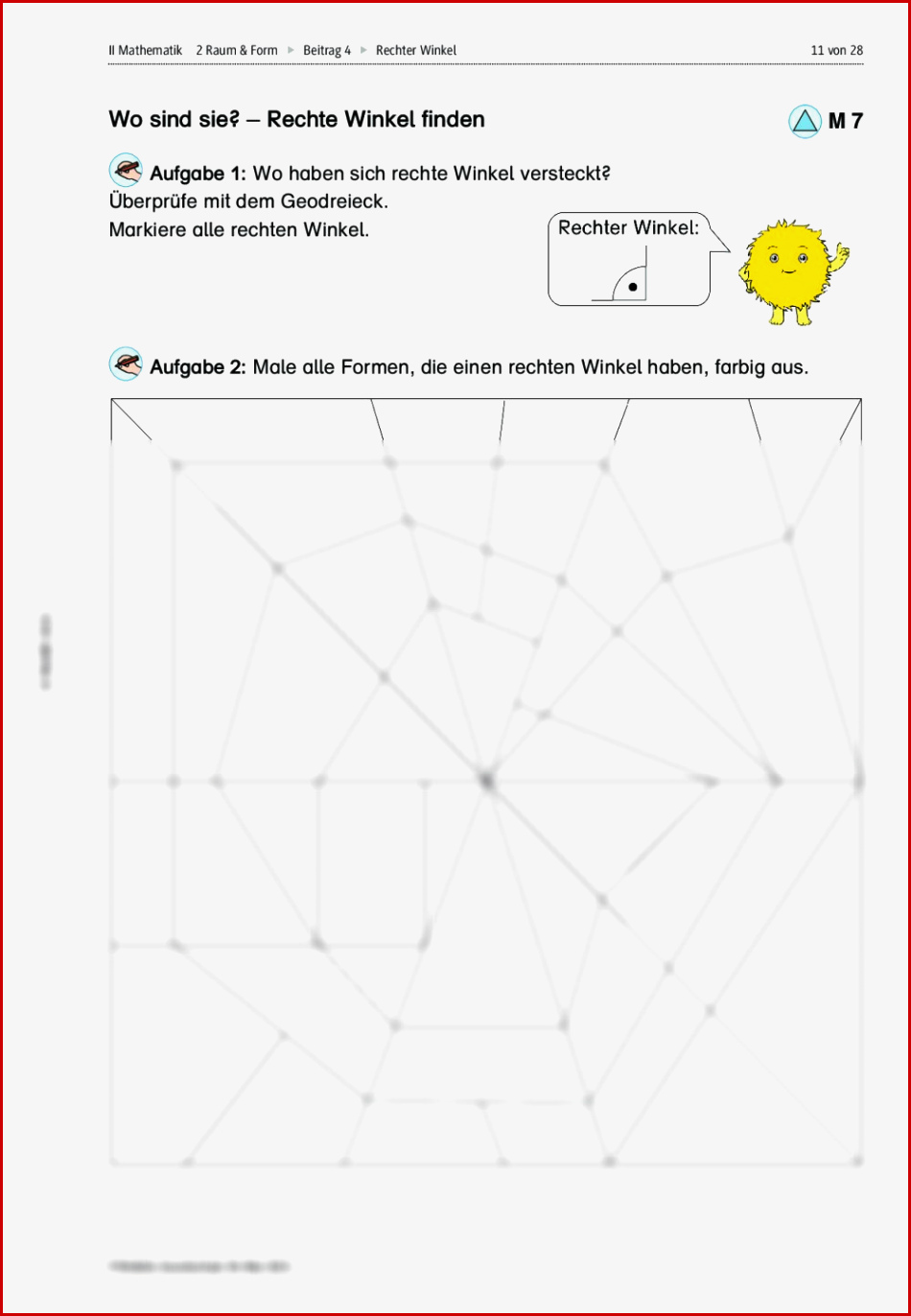 Der Rechte Winkel Und Geometrische Vorübungen – Alles Im