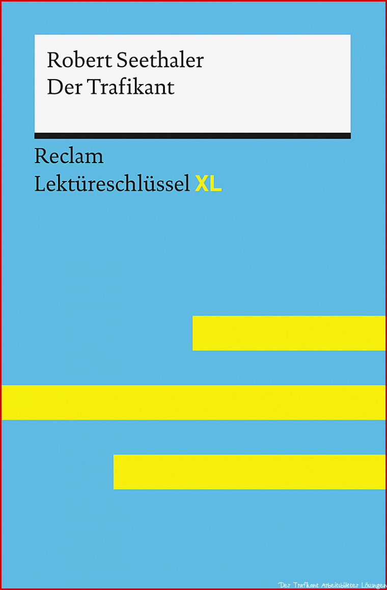 Der Trafikant von Robert Seethaler Lektüreschlüssel mit