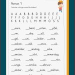 Deutsch 3 Klasse Nomen Verben Adjektive Übungen