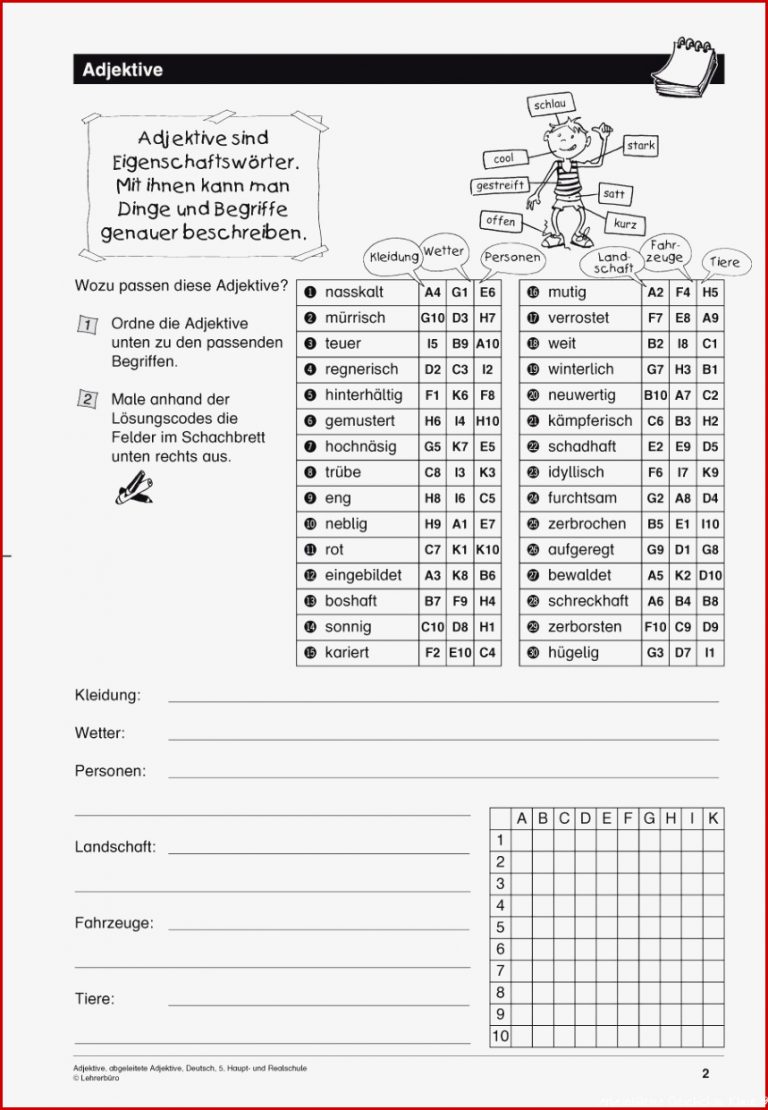 Deutsch 5 Klasse Realschule Übungen kinderbilder