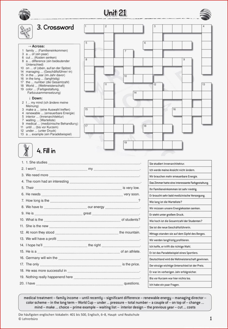 Deutsch 6 Klasse Arbeitsblätter Zum Ausdrucken Worksheets