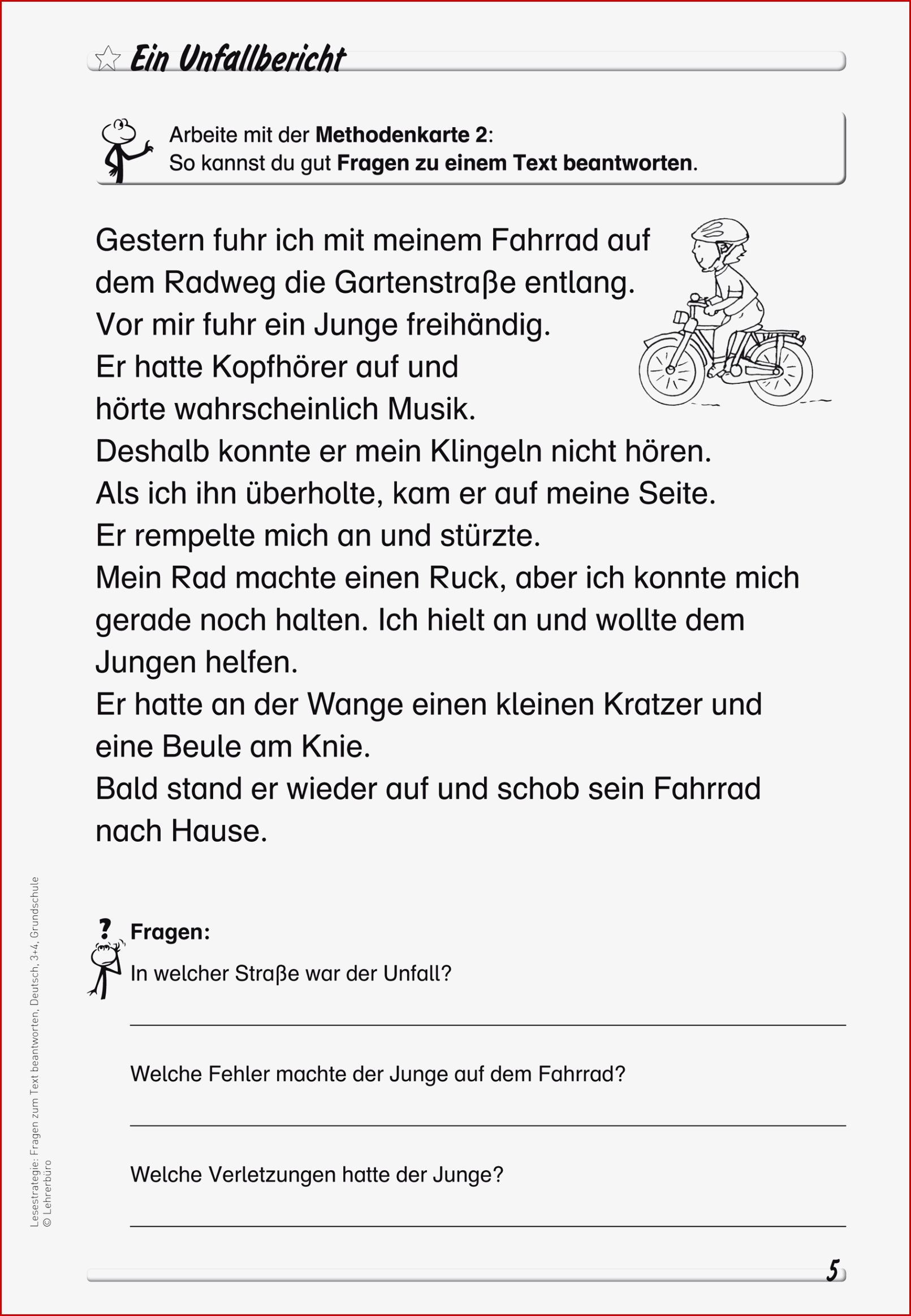 Deutsch · Arbeitsblätter · Grundschule · Lehrerbüro