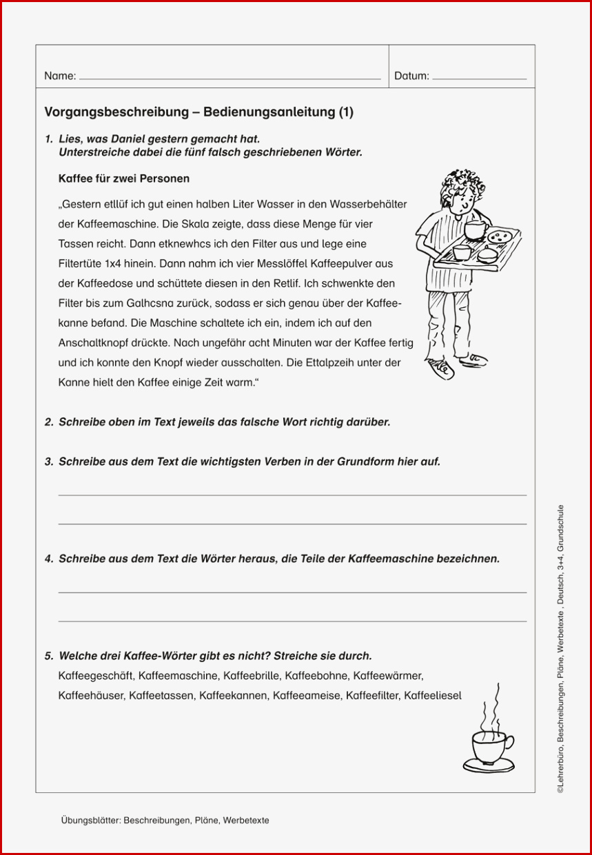 Deutsch · Arbeitsblätter · Grundschule · Lehrerbüro