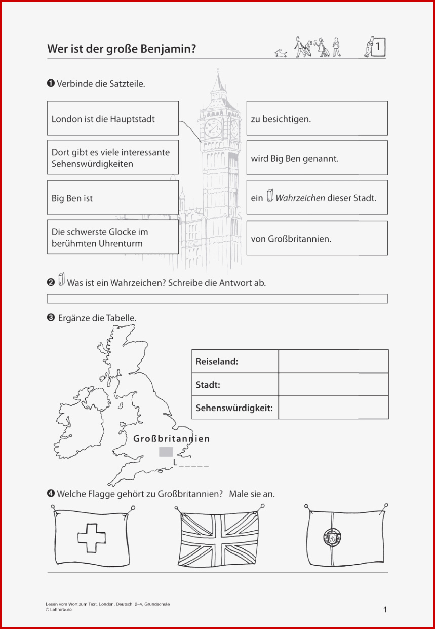 Deutsch · Arbeitsblätter · Grundschule · Lehrerbüro