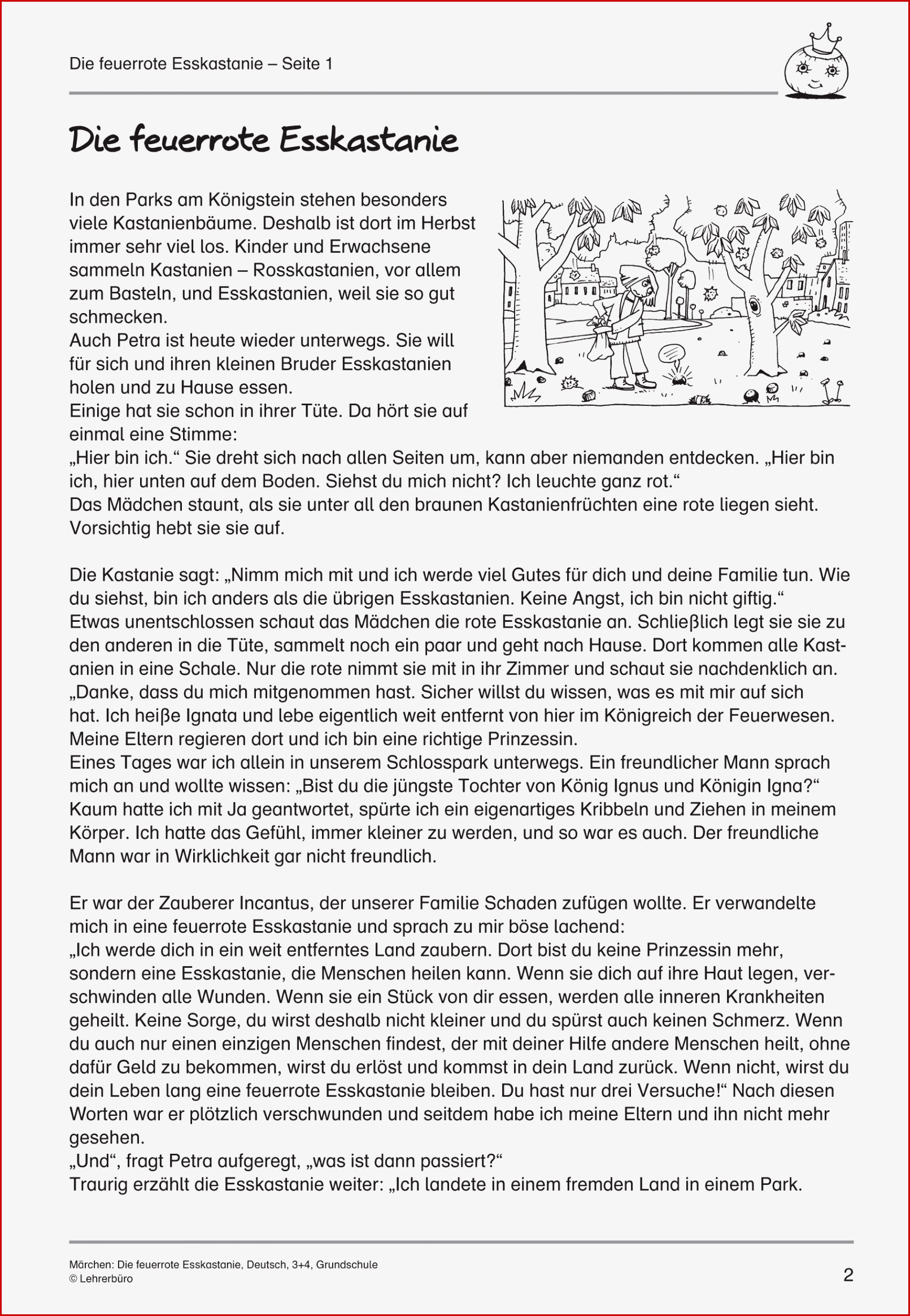 Deutsch · Arbeitsblätter · Grundschule · Lehrerbüro