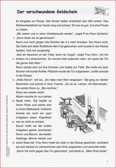 Deutsch · Arbeitsblätter · Grundschule · Lehrerbüro - Kostenlose