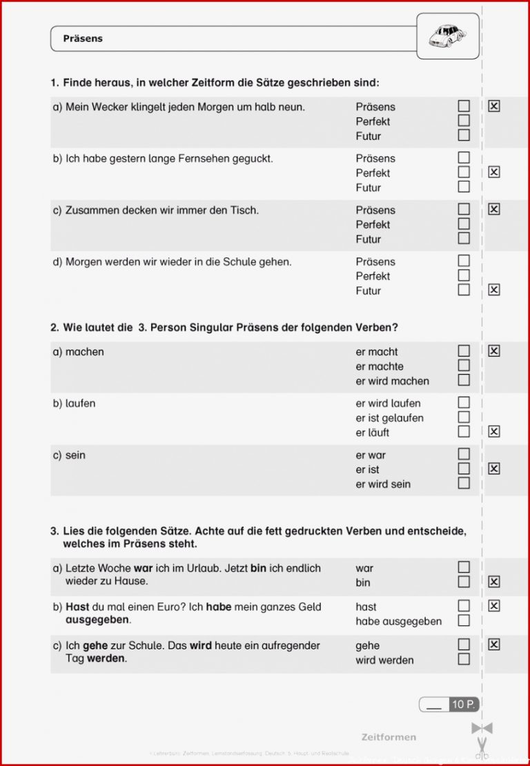 Deutsch · Arbeitsblätter · Sekundarstufe I · Lehrerbüro