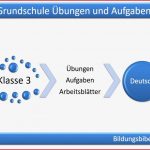 Deutsch Klasse 3 Grundschule Übungen Und Aufgaben 3 Klasse