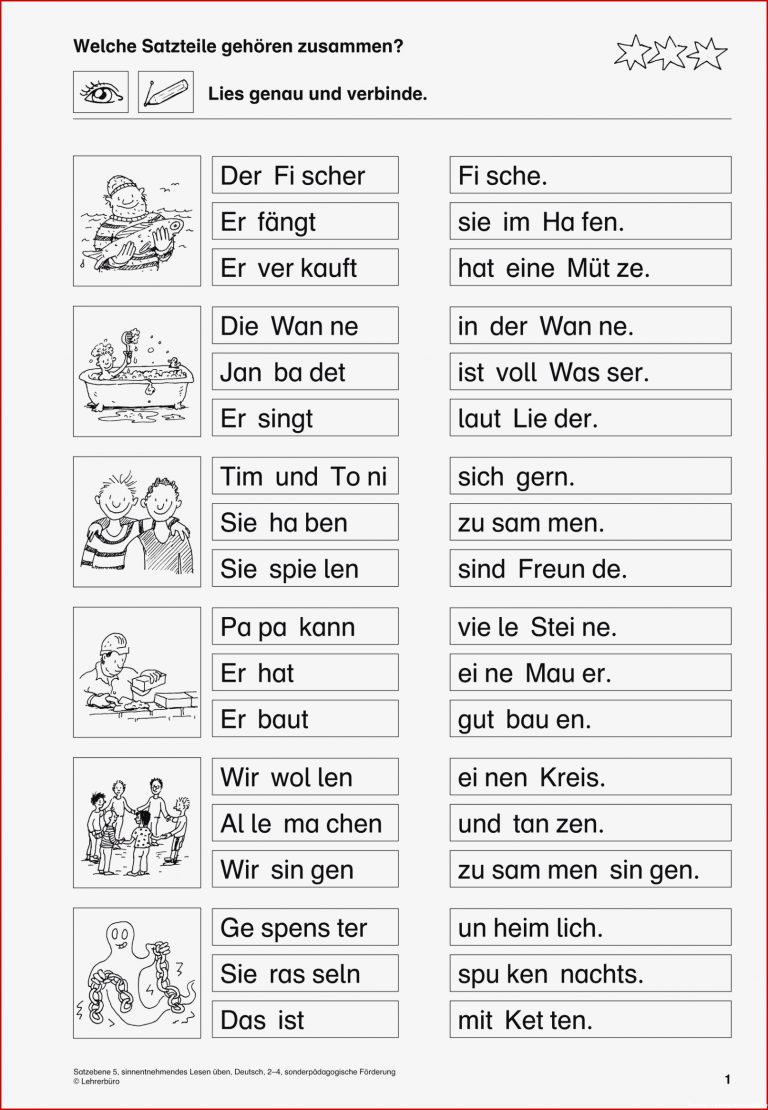 Deutsch Lernen 1 Klasse Arbeitsblätter Kostenlos Worksheets