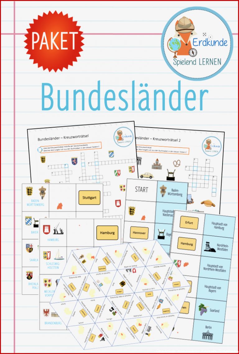 Deutschland Bundesländer – 11x Spiele und Aktivitäten