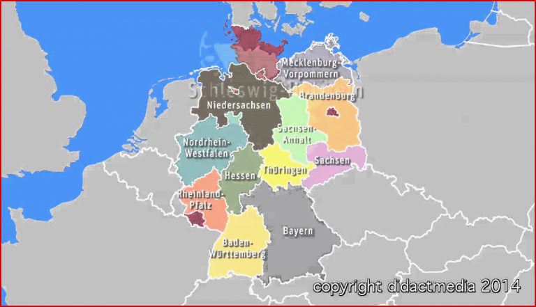 Deutschland im Überblick 16 Bundesländer