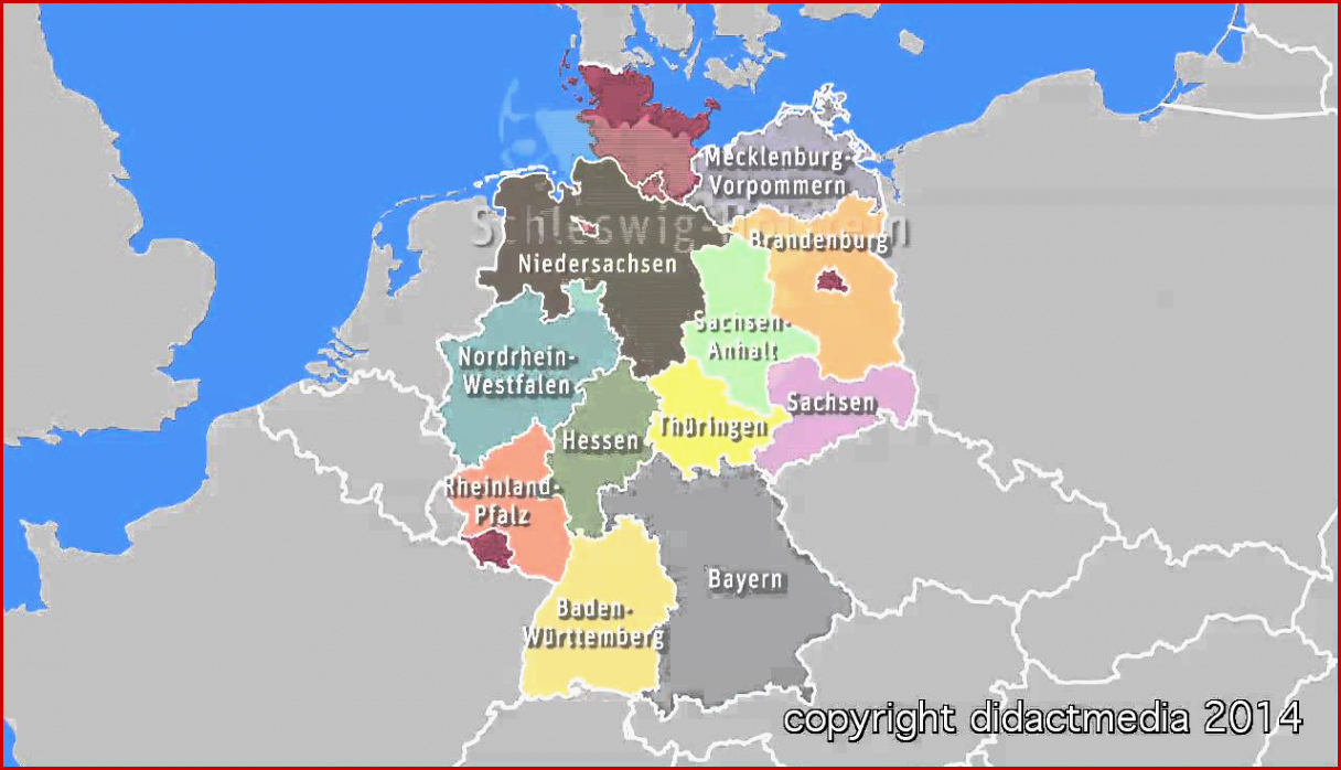 Deutschland Im Überblick 16 Bundesländer