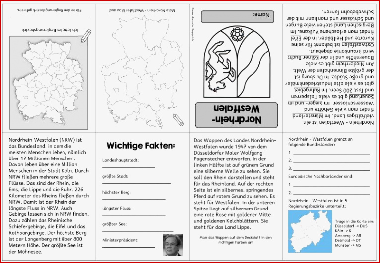 Deutschland Karte Bundesländer Ideenreise Grundschule