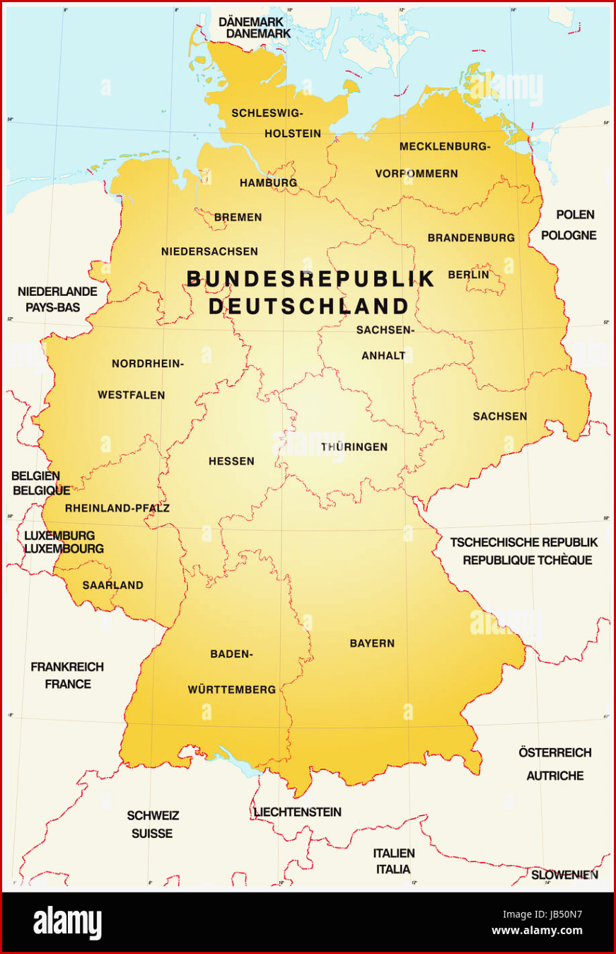 Deutschland Nachbarländer Karte Arbeitsblatt
