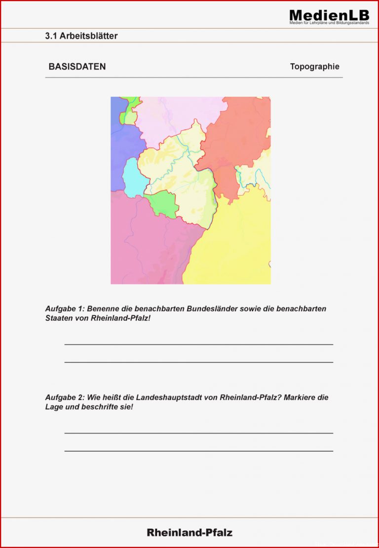 Deutschland Topographie Arbeitsblatt Neue Arbeitsblätter