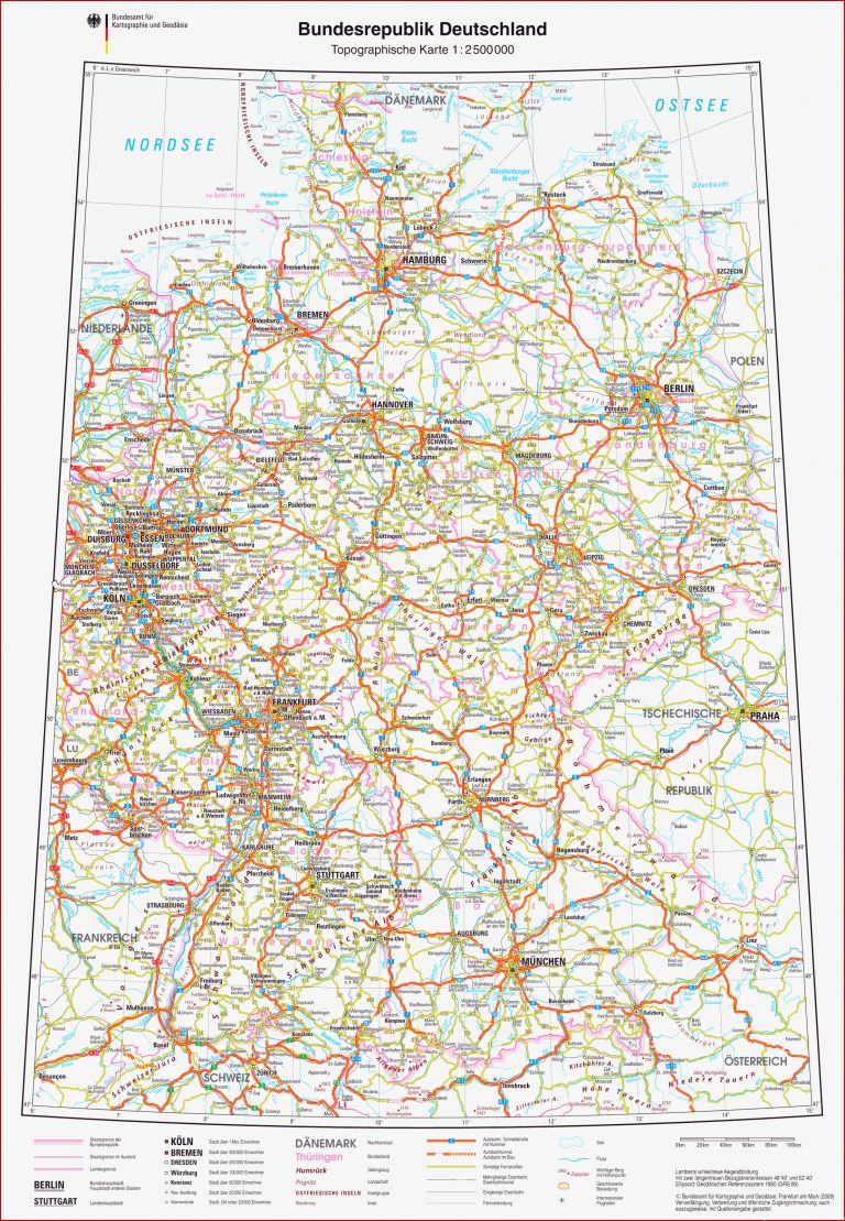 Deutschlandkarte Bundesländer Städte