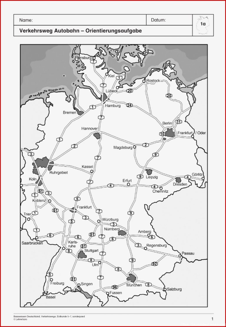 Deutschlandkarte Flüsse Gebirge Städte