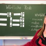 Deutschunterricht Klasse 3 Und 4 Die Wörtliche Rede Teil