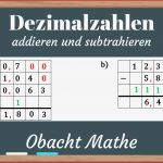 Dezimalzahlen Ad Ren Arbeitsblätter Zum Ausdrucken