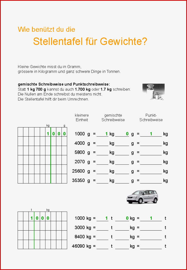 Dezimalzahlen Lesen Und Schreiben Arbeitsblätter