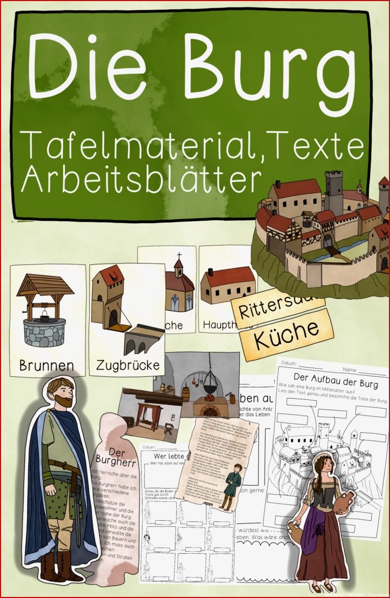 Die Burg im Mittelalter XXL Materialpaket mit