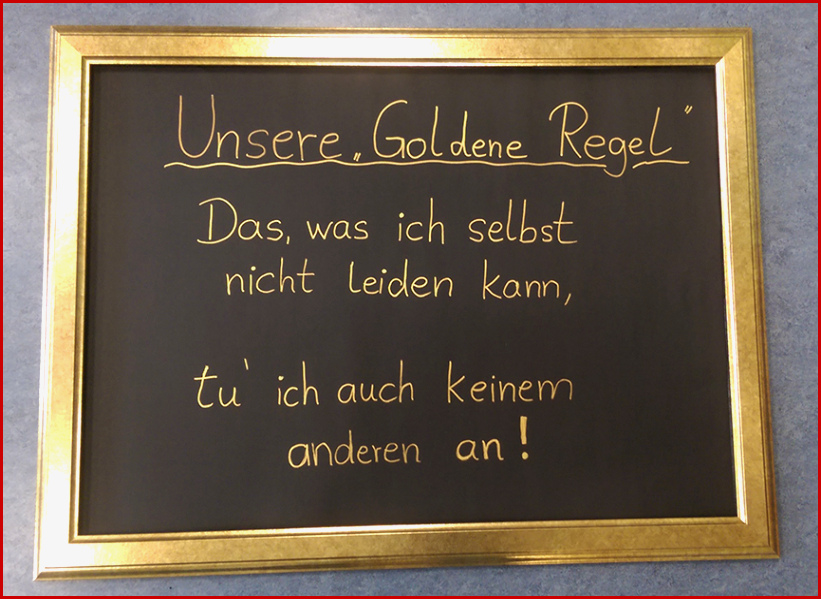Die Goldene Regel Grundschule Garbenheim