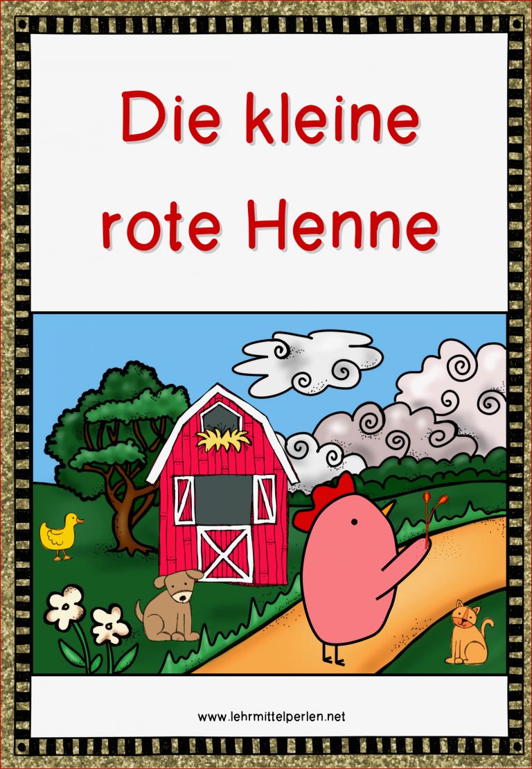 Die kleine rote Henne Vom Korn zum Brot