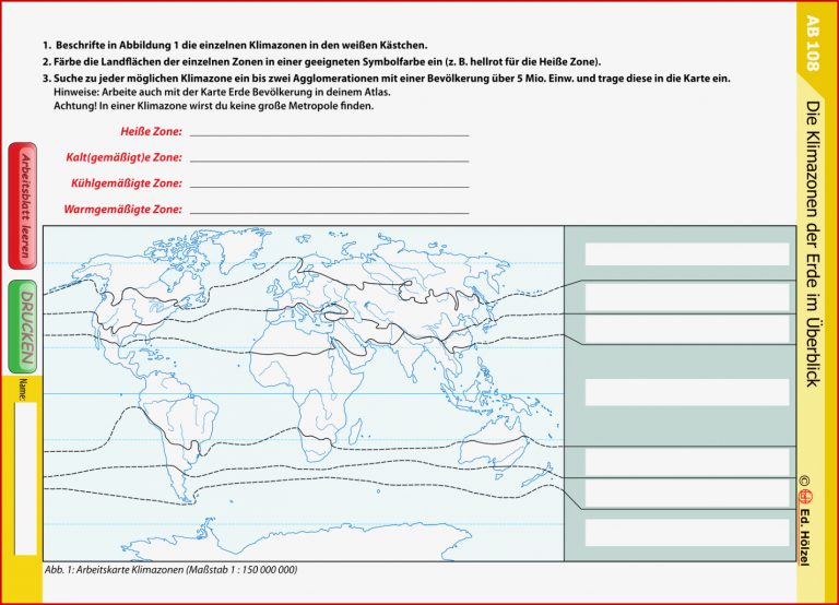 Die Klimazonen Der Erde Im Überblick – Unterrichtsmaterial