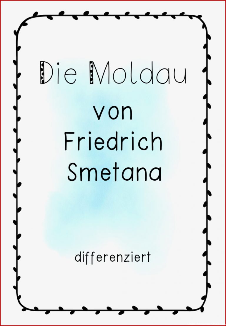 Die Moldau – Unterrichtsmaterial Im Fach Musik