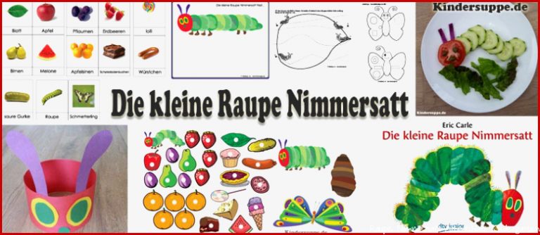 Die Raupe Nimmersatt Ideen Und Spiele Für Kindergarten