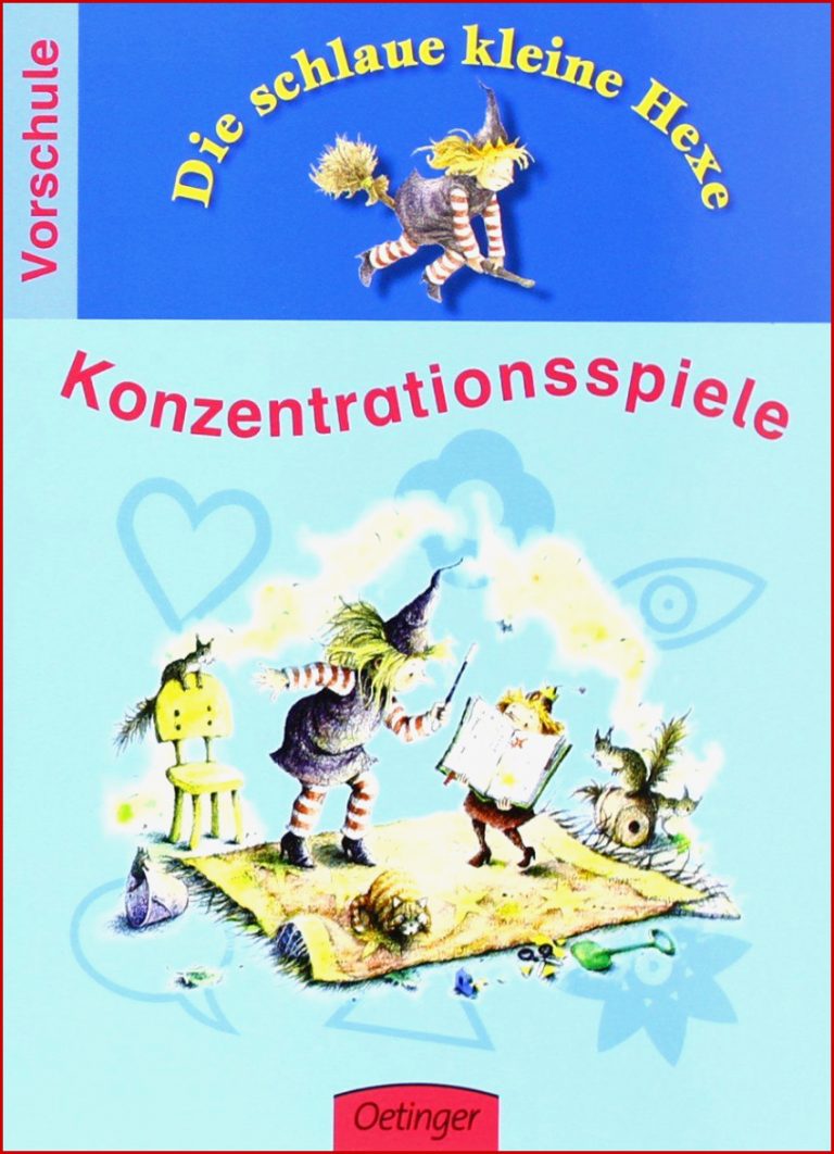 Die Schlaue Kleine Hexe Konzentrationsspiele Vorschule