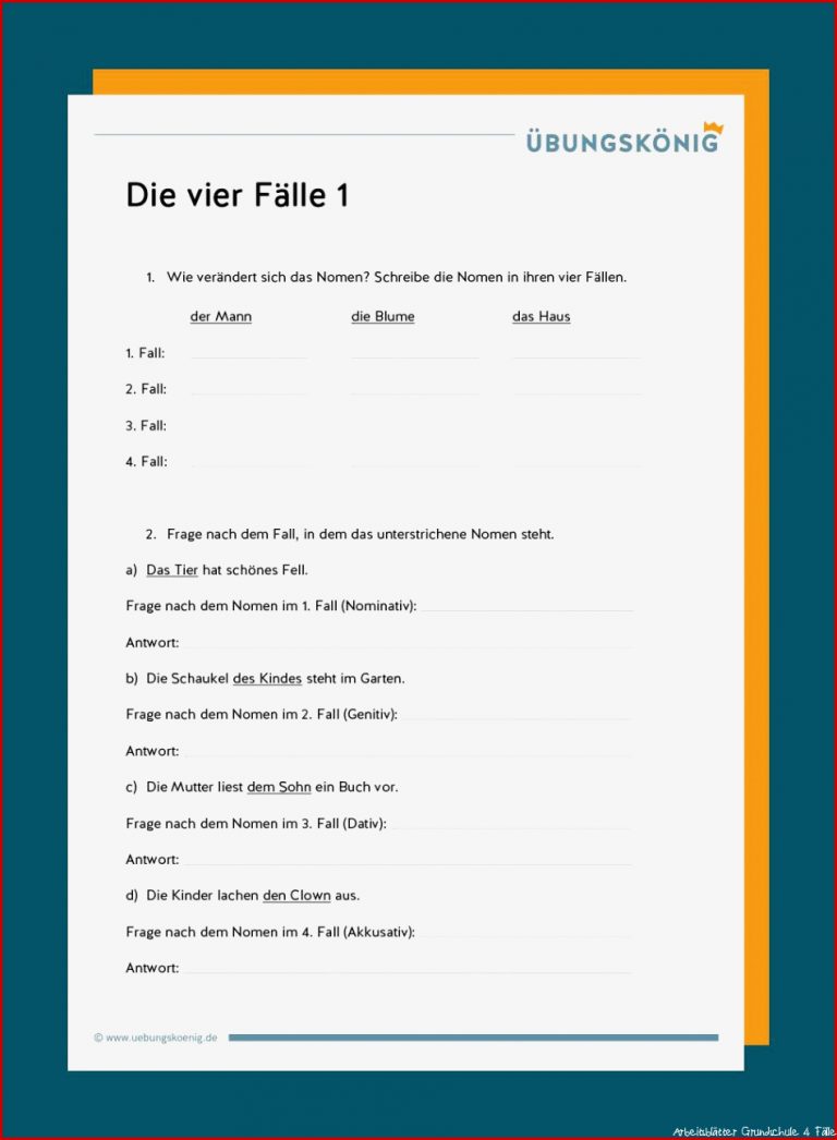 Die vier Falle