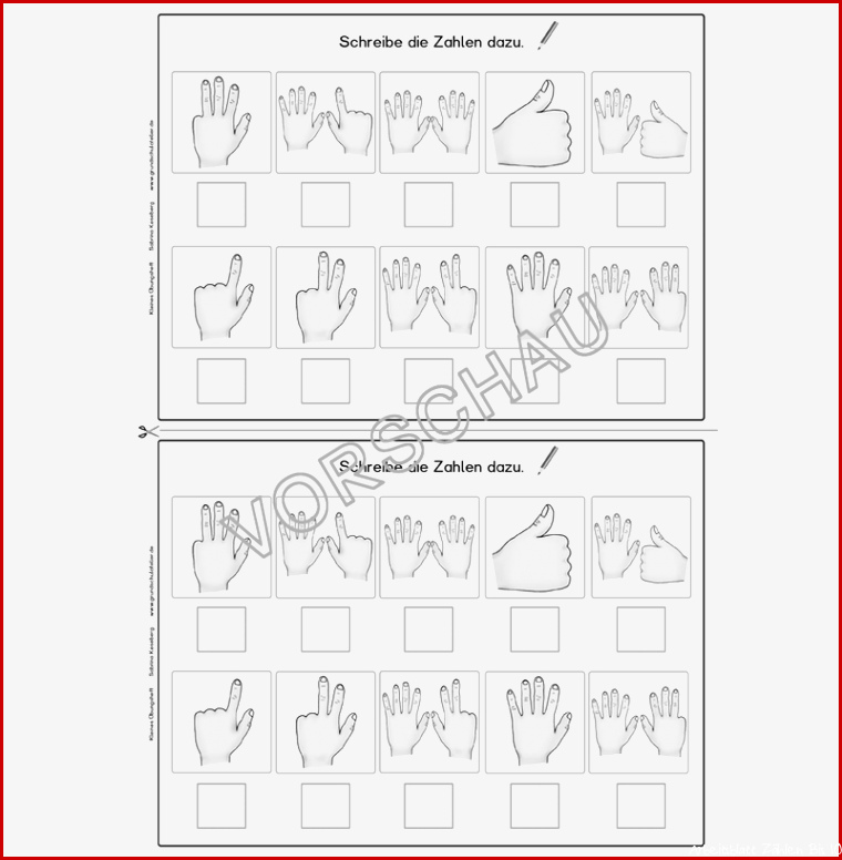 Die Zahlen bis 10 Übungsheft