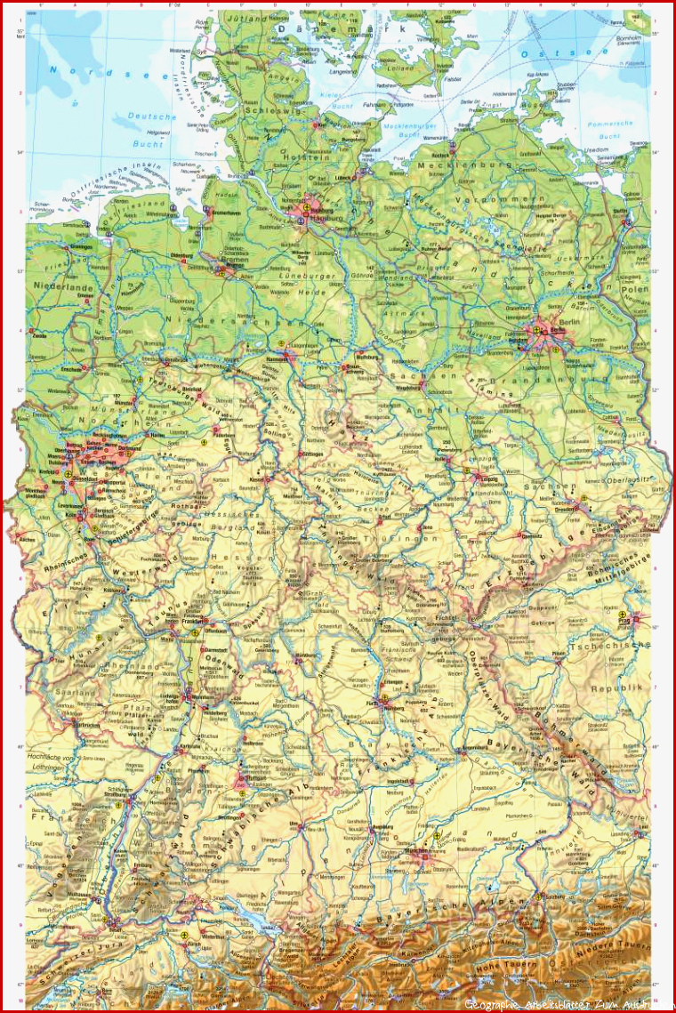 Diercke Weltatlas Kartenansicht Deutschland