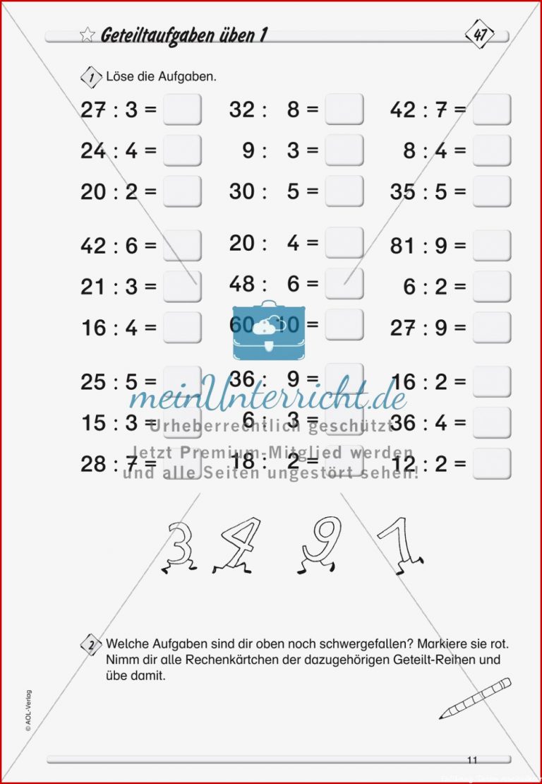 Division Einführung Meinunterricht