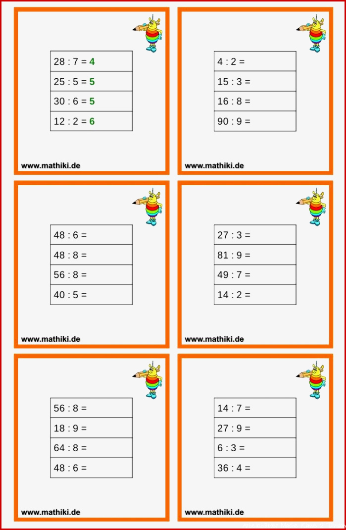 Division Klasse 2 mathiki