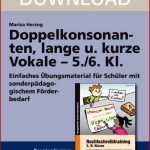 Doppelkonsonanten Lange U Kurze Vokale 5 6 Kl Für 8