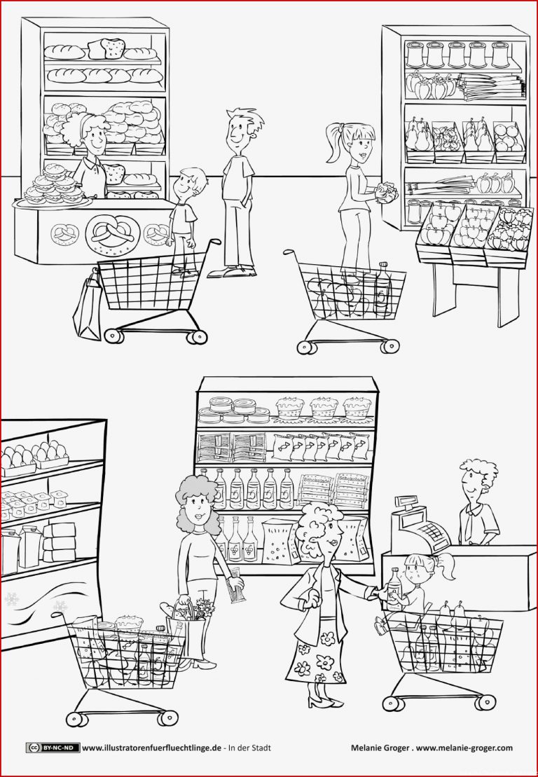 Download als PDF In der Stadt – Supermarkt Einkaufen