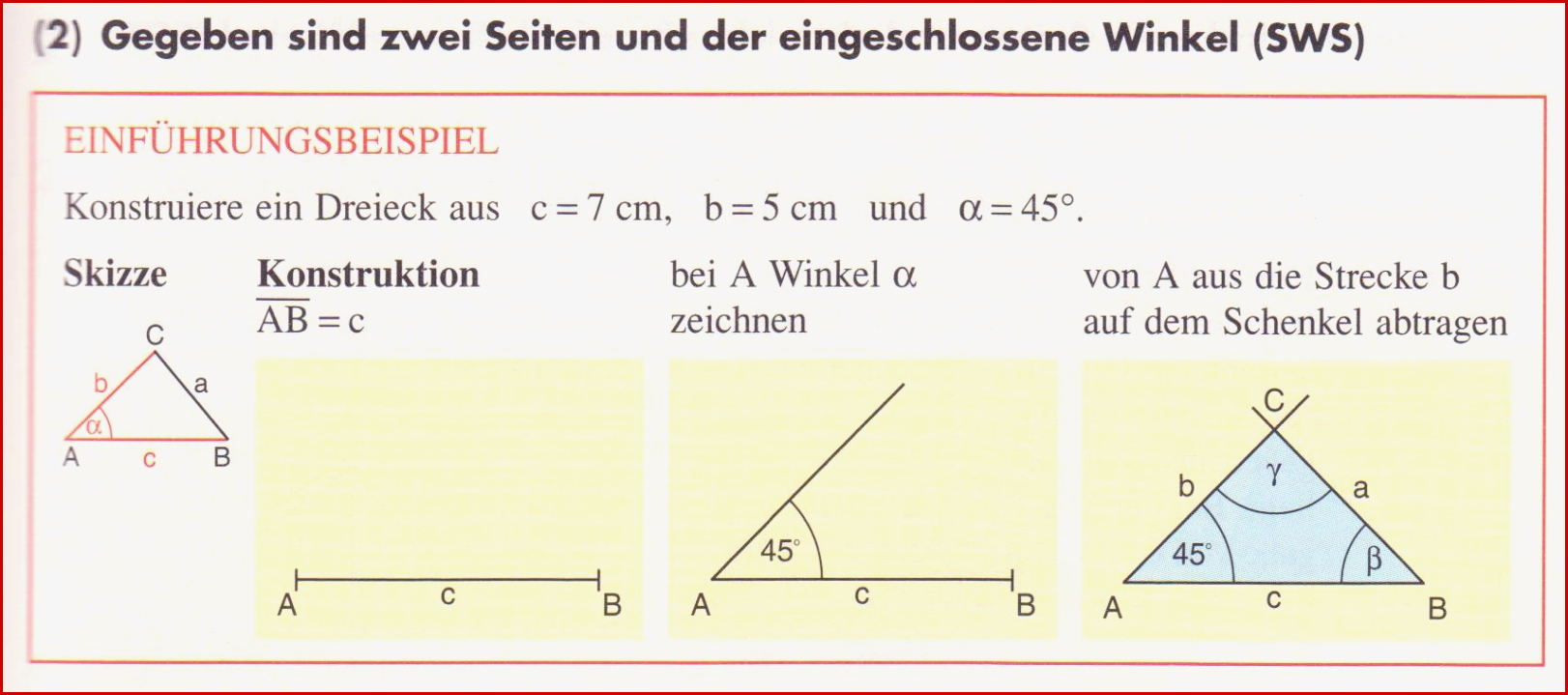 Dreieck Lernpfad