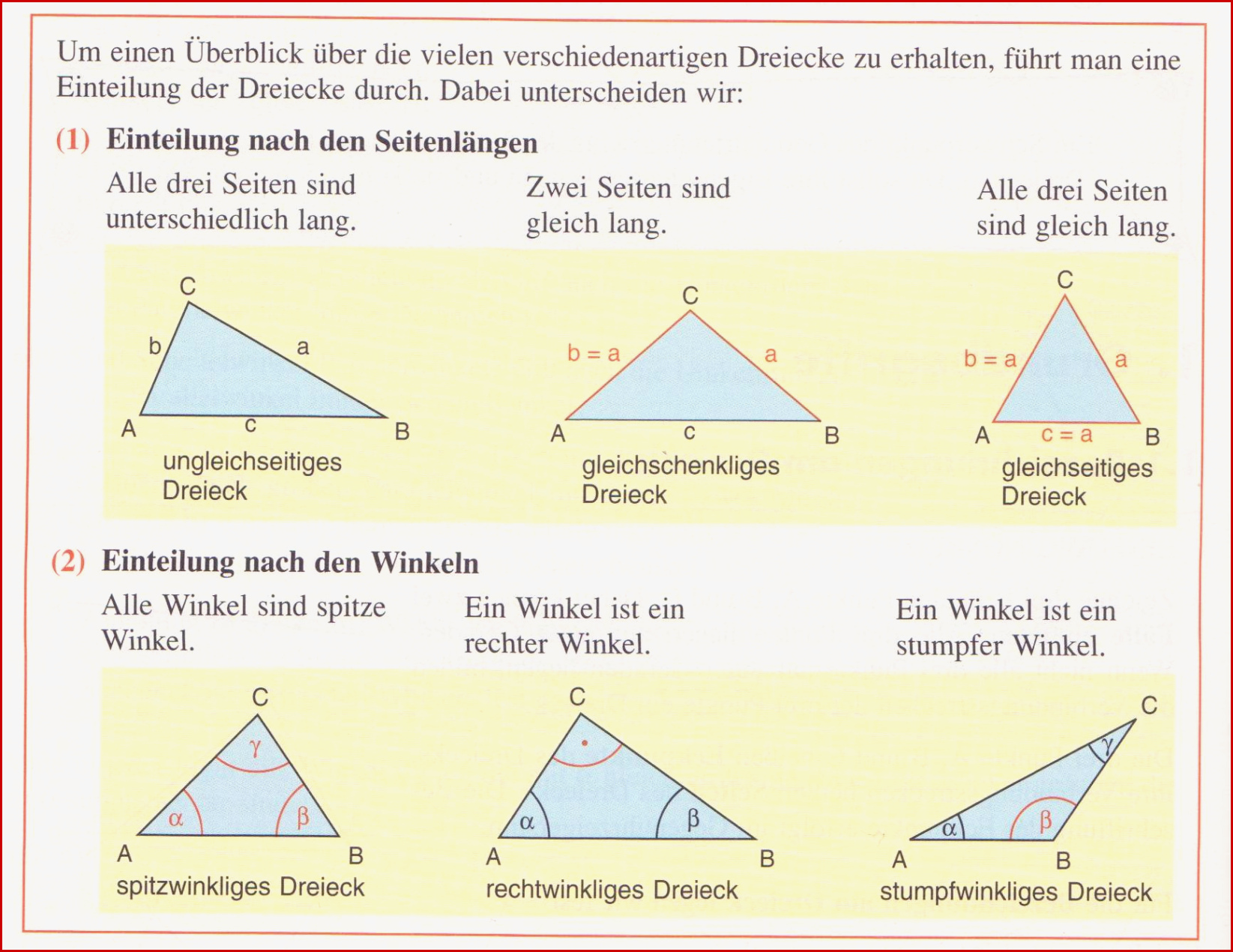 Dreieck Lernpfad