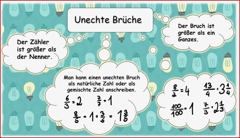 Echte und unechte Brüche V1