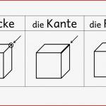 Ecken Kanten Und Flächen Pictos Pdf Grundschule