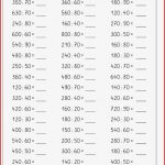 Eine Arbeitsblattsammlung Zum Zehnereinmaleins Und Den